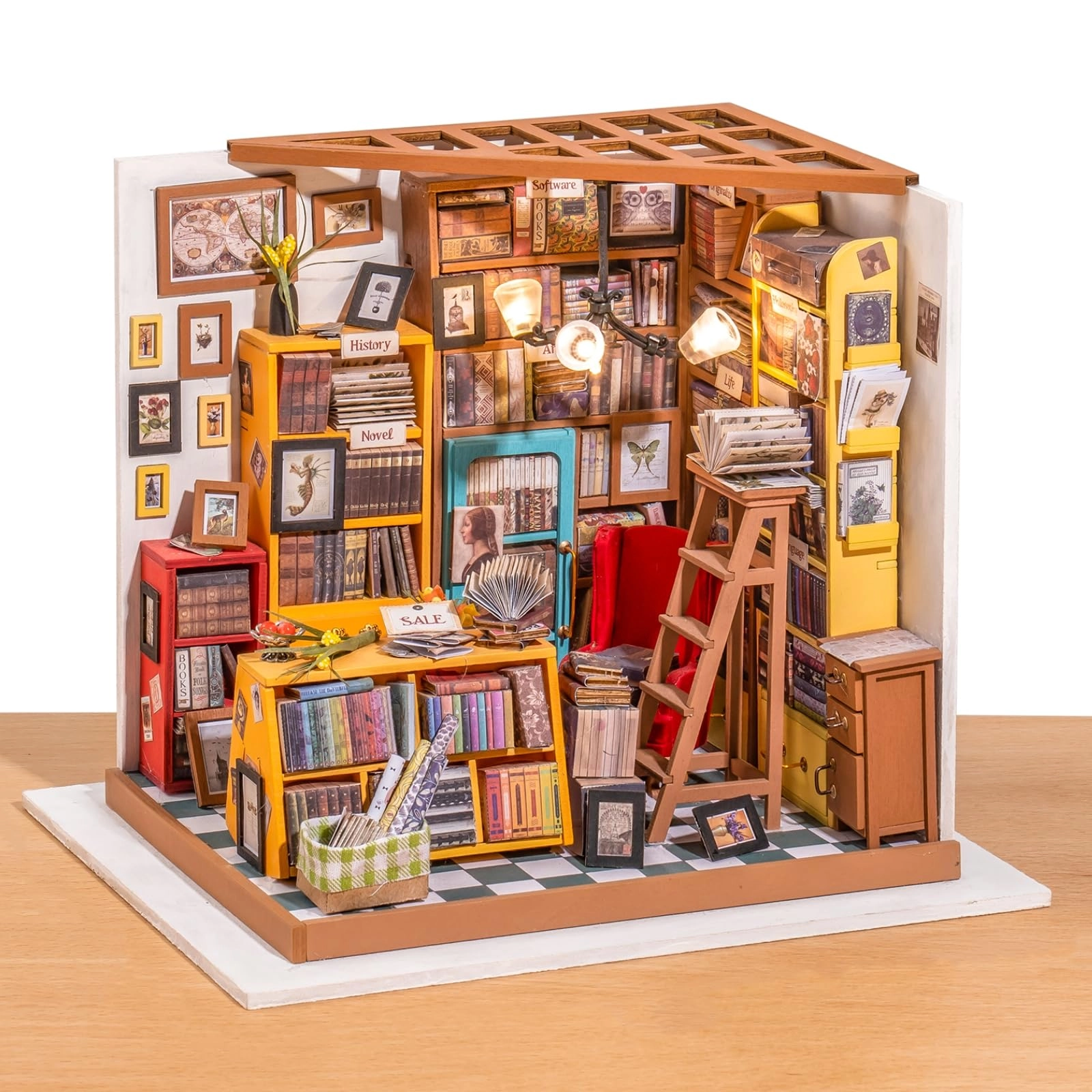 RoboTime Miniature House Kit - Sam's Study