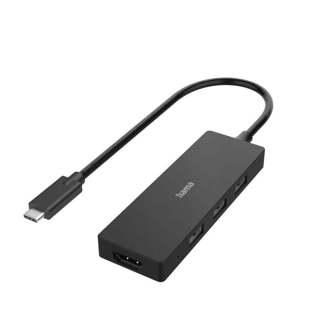 Hama USB Type-C Hub - Black 1 x HDMI