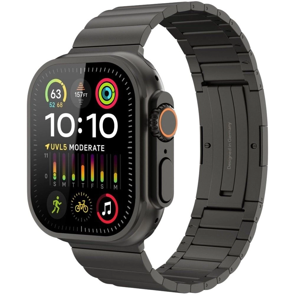 Vonmählen Watch Band for Apple Watch 44/45/46/49mm - One Size Titanium BLACK