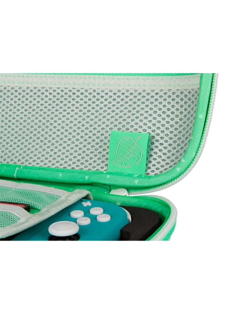 Switch Lite Animal Crossing Carrying Case - 6 Game Card Slots Padded Screen Protector