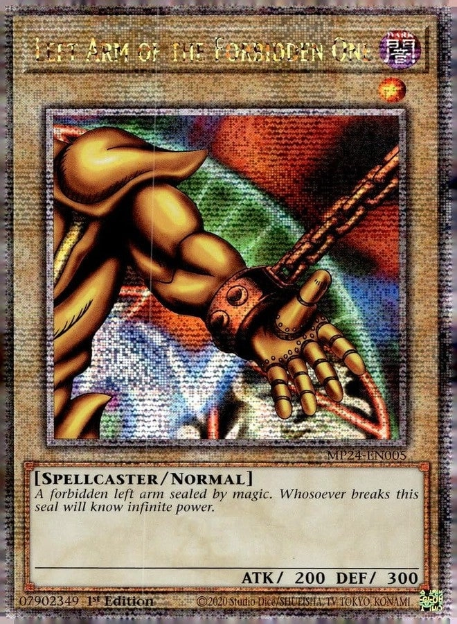 Yu-Gi-Oh! Left Arm of The Forbidden One - MP24-EN005 1st Edition