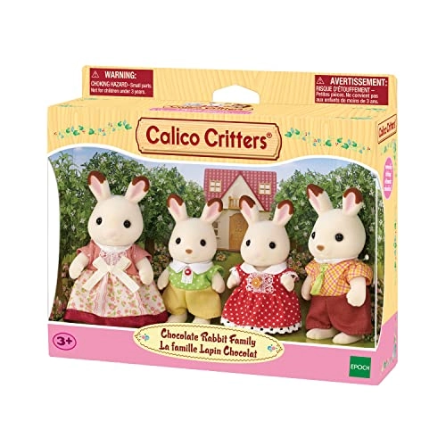 Chocolate Rabbit Family - 3+ Teri Frasier Freya Coco 4 pieces