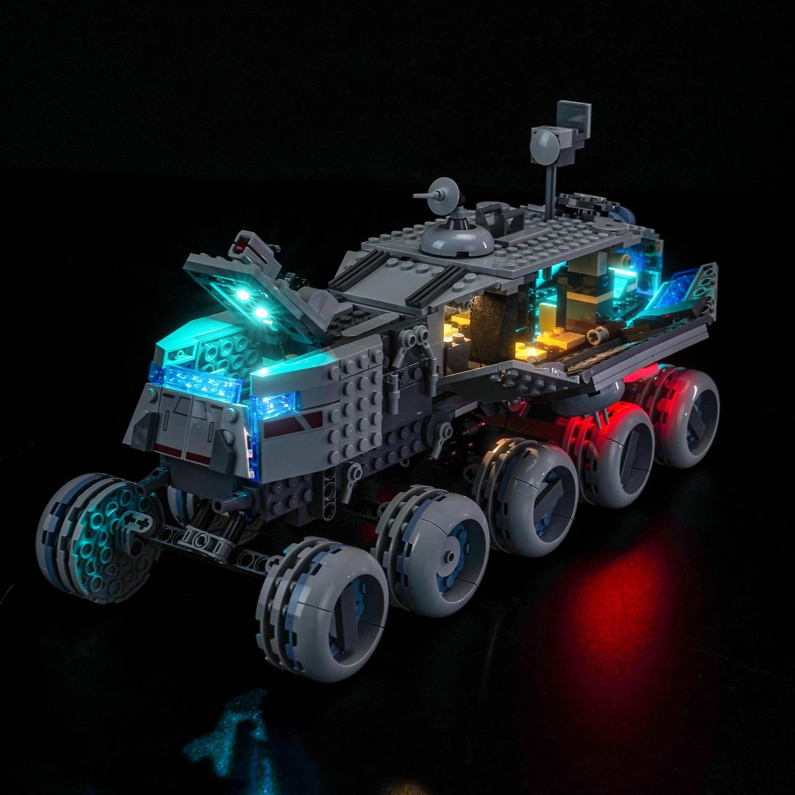 BrickBling LED Light Set Compatible with Lego 75413 Republic Juggernaut - Standard Version Copper Line