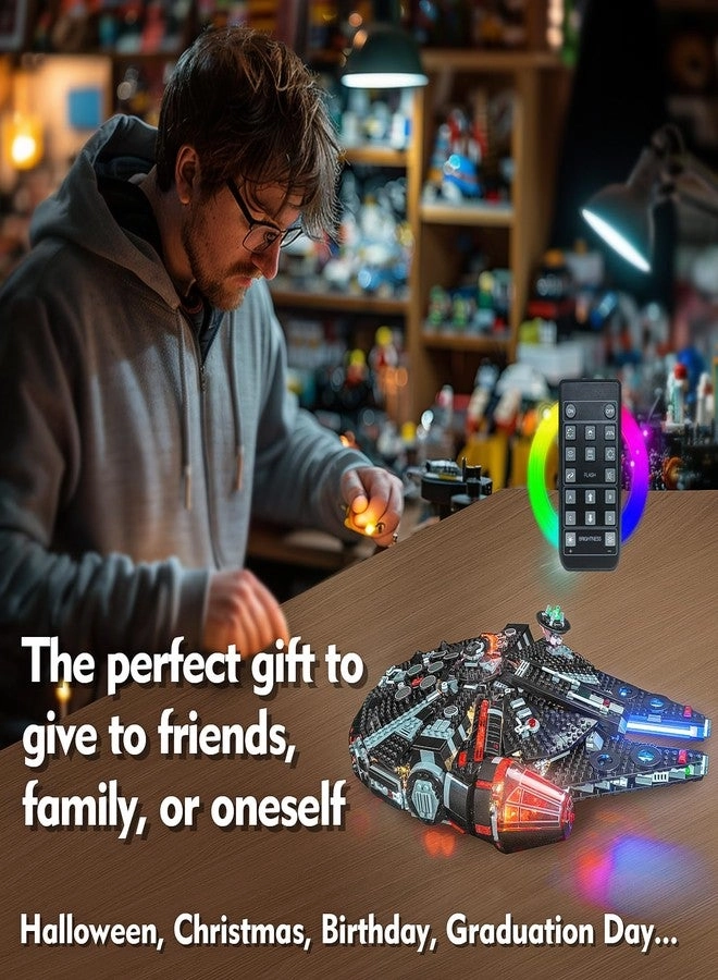 LED Lighting Compatible with Lego The Dark Falcon 75389 - Lego