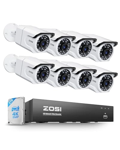 PoE Security Camera System - 8 channels