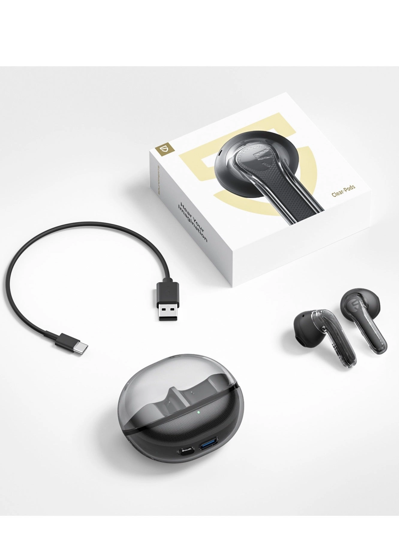 Clear Pods Wireless Earbud