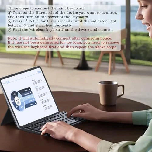 Ultra Light Portable Mini Keyboard - Bluetooth