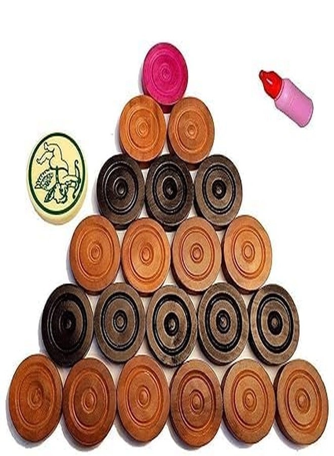 Carrom Board - Premium Matte Finish Striker Coins Powder
