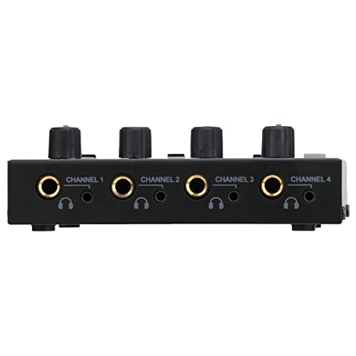 Headset Amplifier - 4 Channels Portable UK Plug