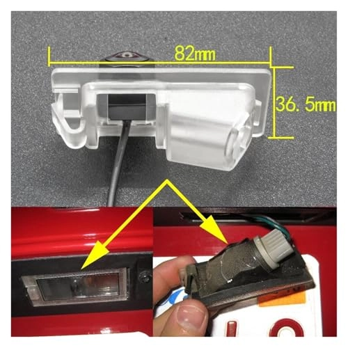 Reverse car rear view camera - Night vision Wired 720 x 540 pixels