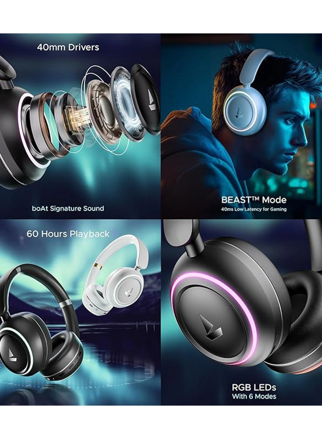 Rockerz 480 Wireless Headphone