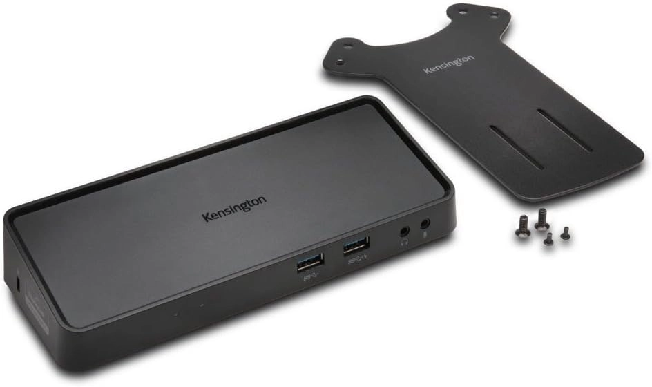SD3650 K33997WWBlack - USB 3.0 Dual Display Docking Station