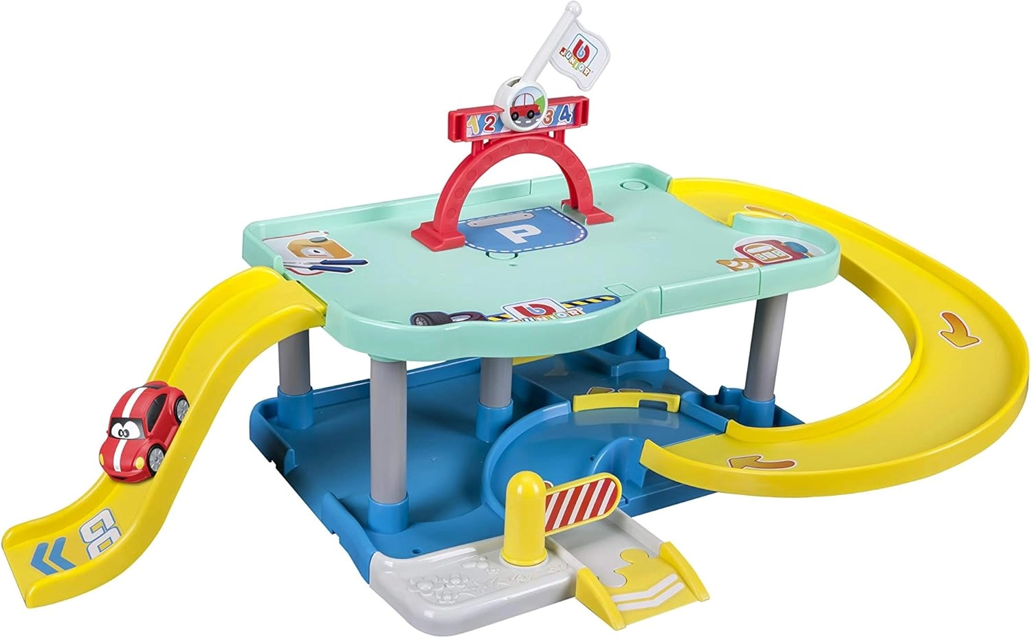 COLOR LAND CHILDRENS TOYS CENTER LLC My 1st Carry Along Garage - Lights & Sounds Service Station
