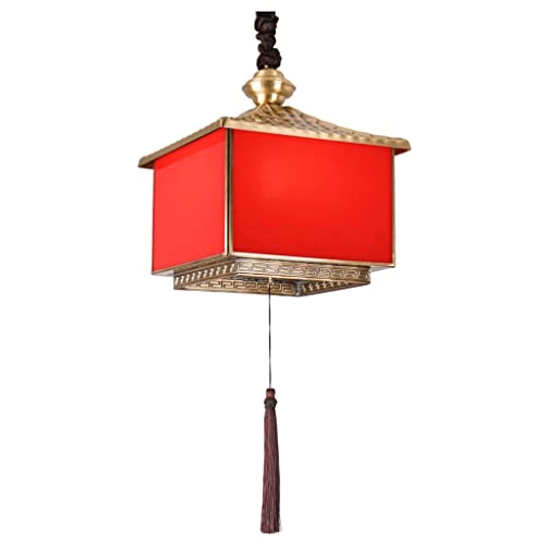 Chinese Lantern - 30x30x32cm Red