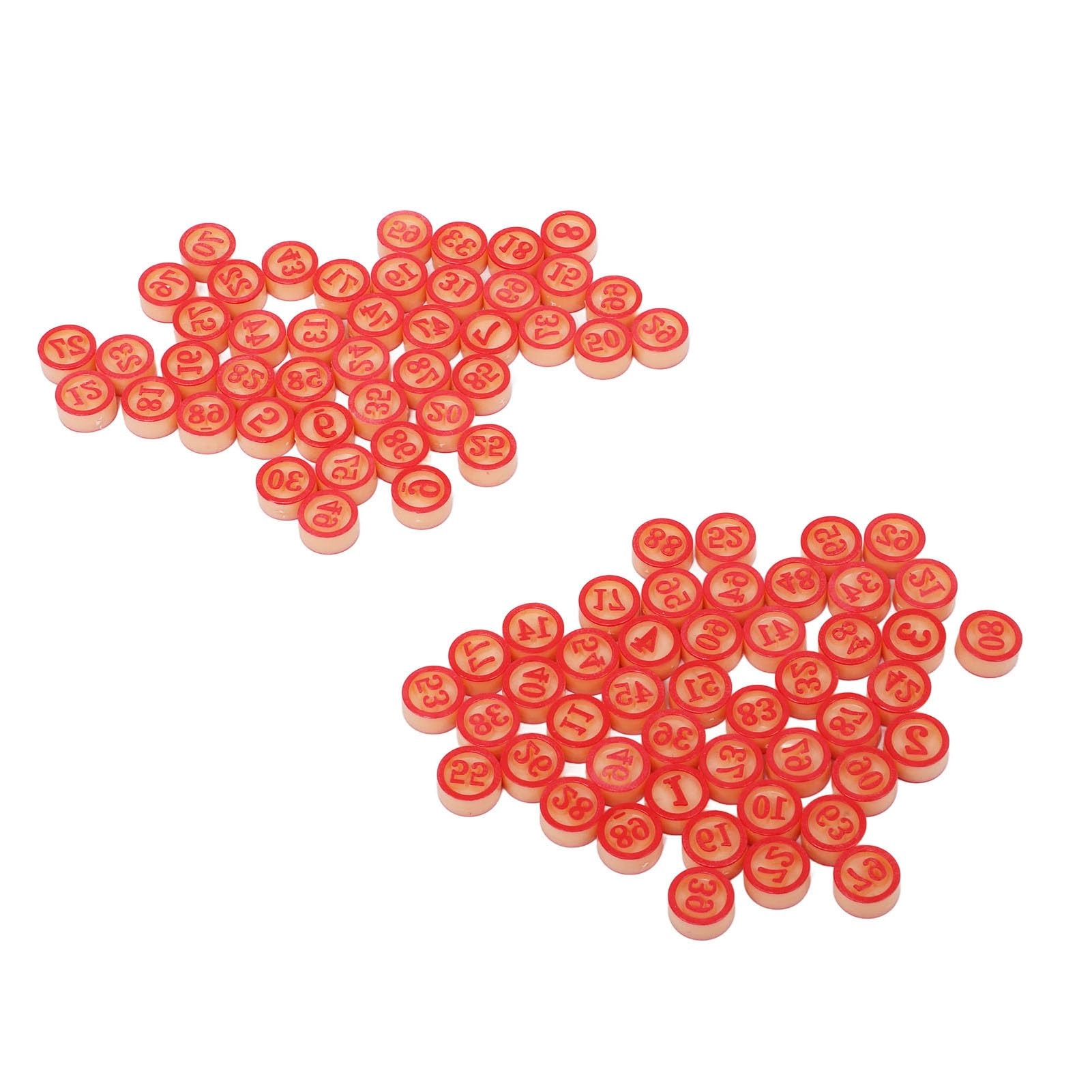 POENVFPO Number Board Game Pieces - 18 months and up 90 pieces