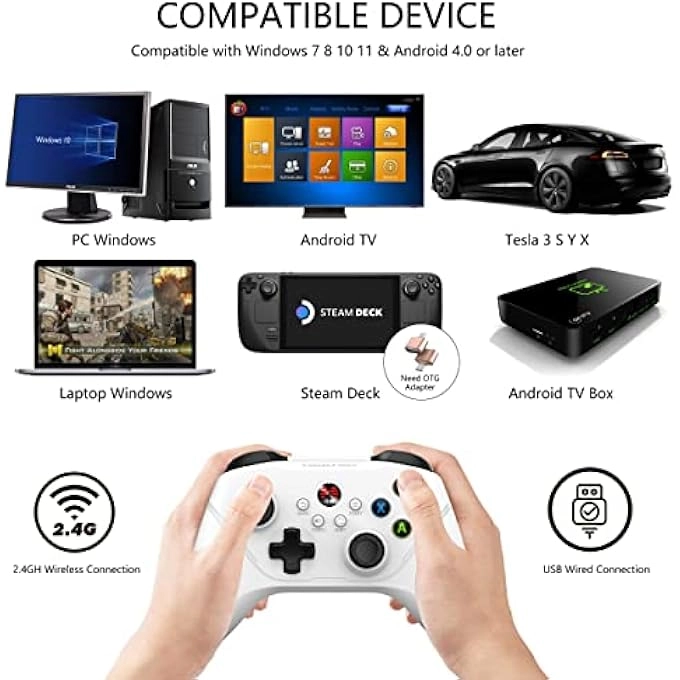 ASURA 2 PRO - WHITE WINDOWS 7 8 10 11,ANDROID TV,STEAM,TESLA,SIMULATOR