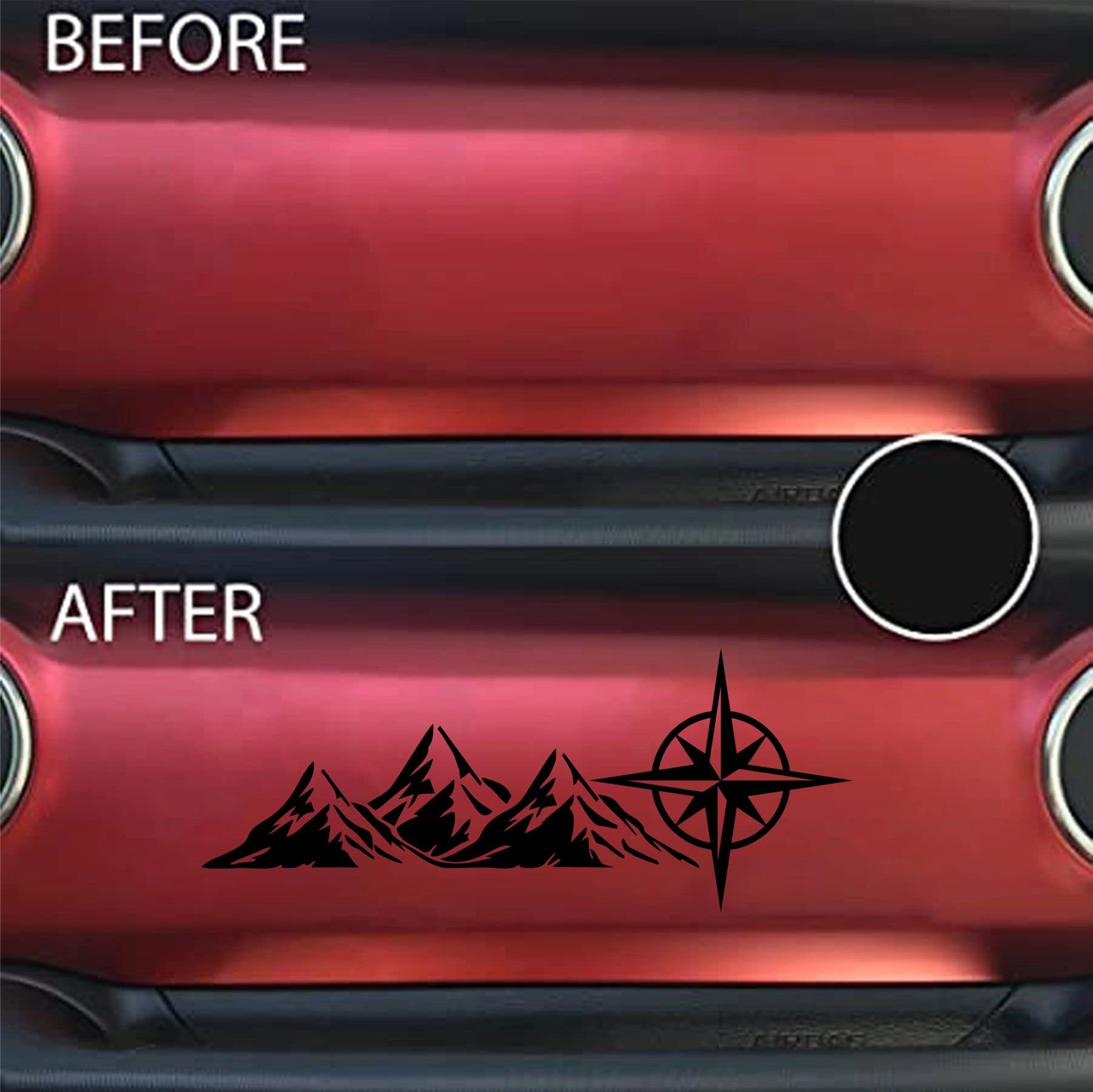 Car Dashboard Stickers