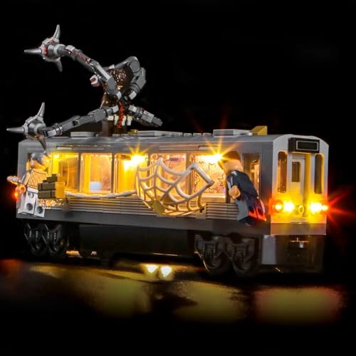 Light kit Compatible with Lego 76321 - Spider Man vs Doc Ock Subway Train Scene Lego