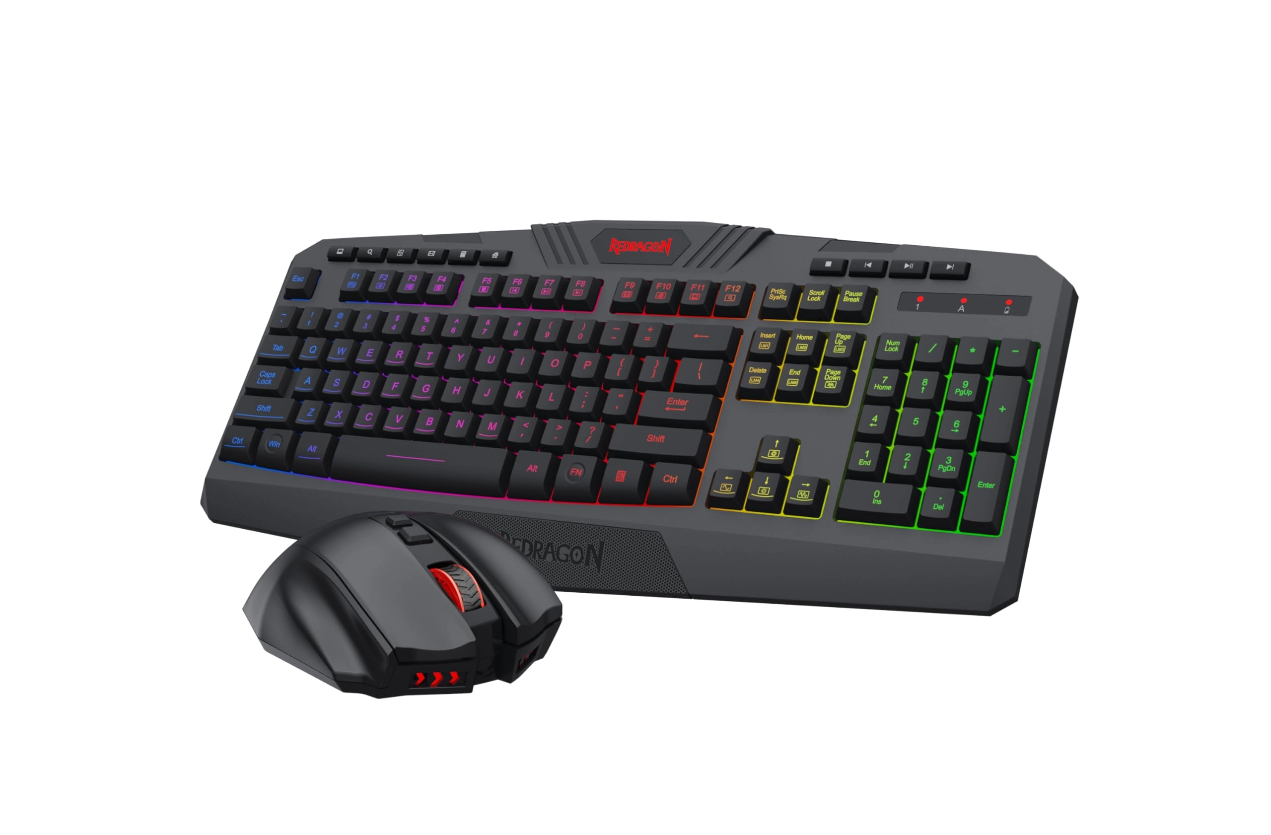 REDRAGON K551-RGB-BA - QWERTY Wired + M607