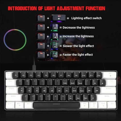 61 Key Wired Mechanical Keyboard - Wired