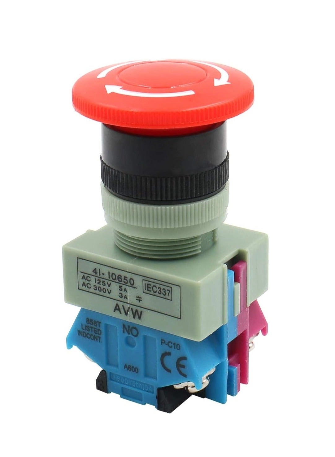 KNP Emergency Stop Switch - AC 600V 10A 22mm NO NC