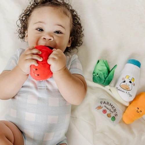 Fill & Spill Toy Shopping Basket Multi
