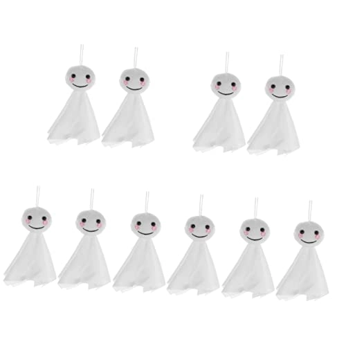 Sunny Doll Pendant - 10 Pcs White Key Chain