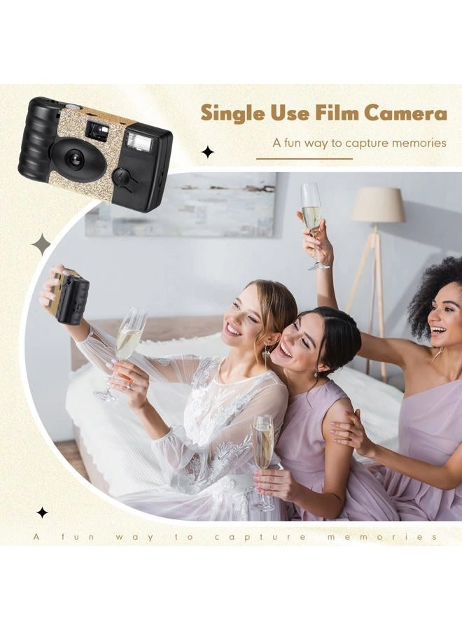 Disposable Film Camera - 4 Pcs Flash 27 Exposure 34mm
