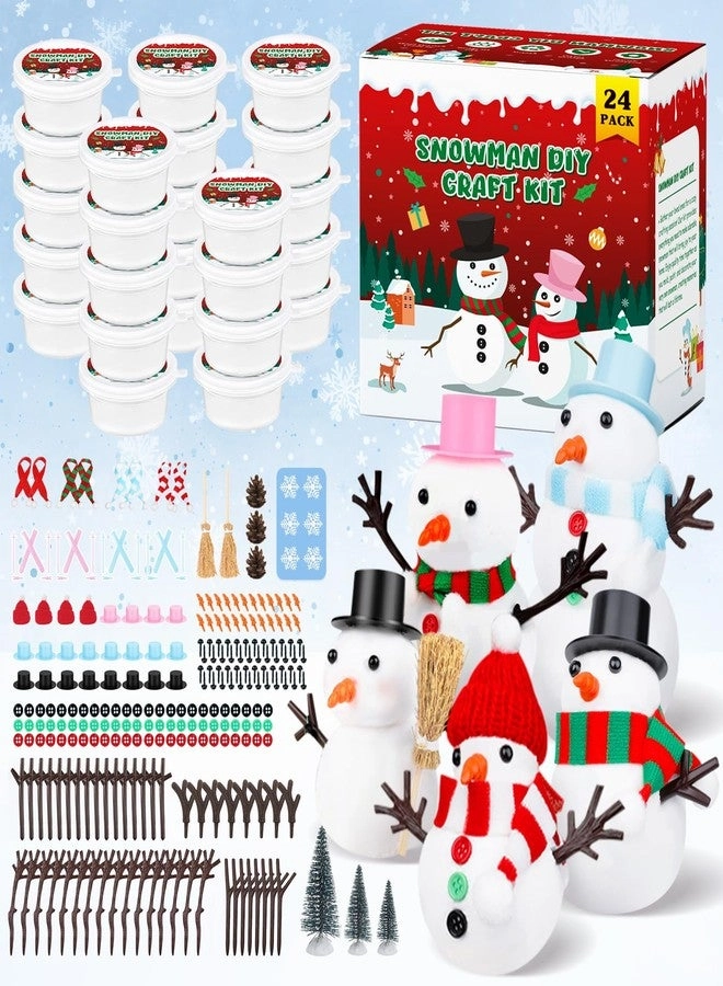 Modeling Clay Snowman Kit - 24 Pack