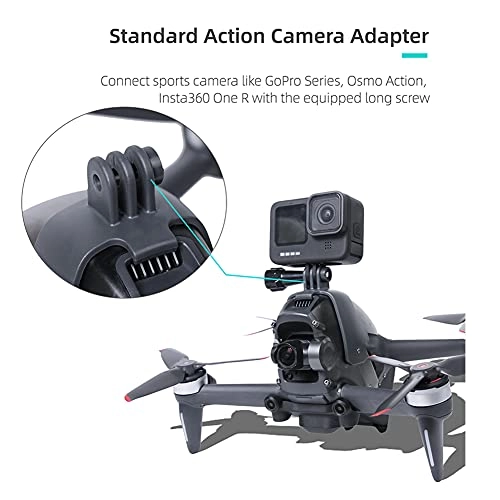 Safe Lighting Drone Accessories Extension Bracket Flight Lamp Mount for DJI FPV - Multifunctional Rust Resistant