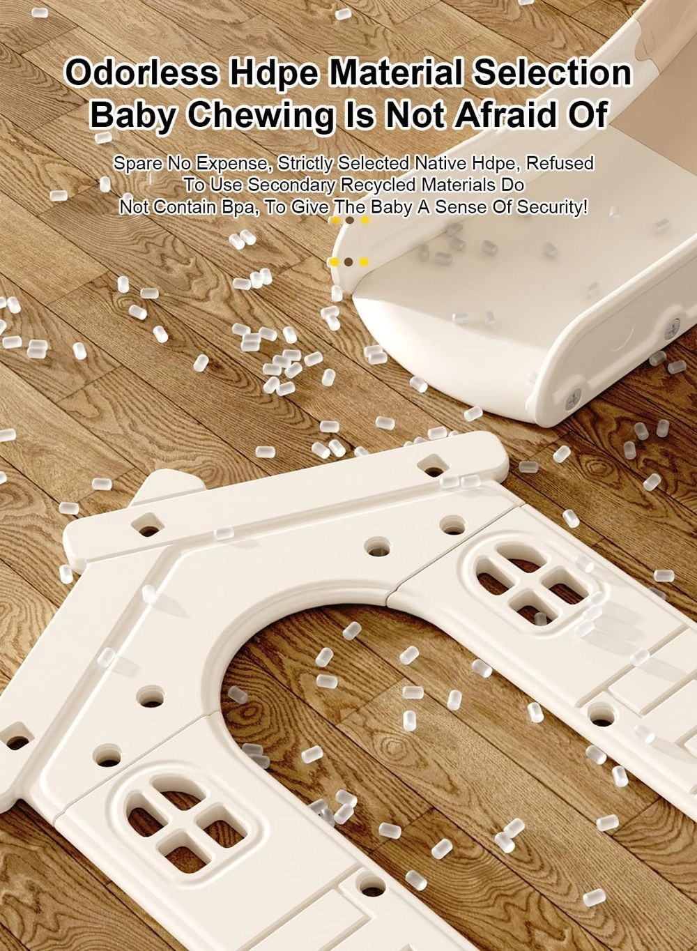 Kids Playhouse With Slide - Indoor and Outdoor Use Durable Construction