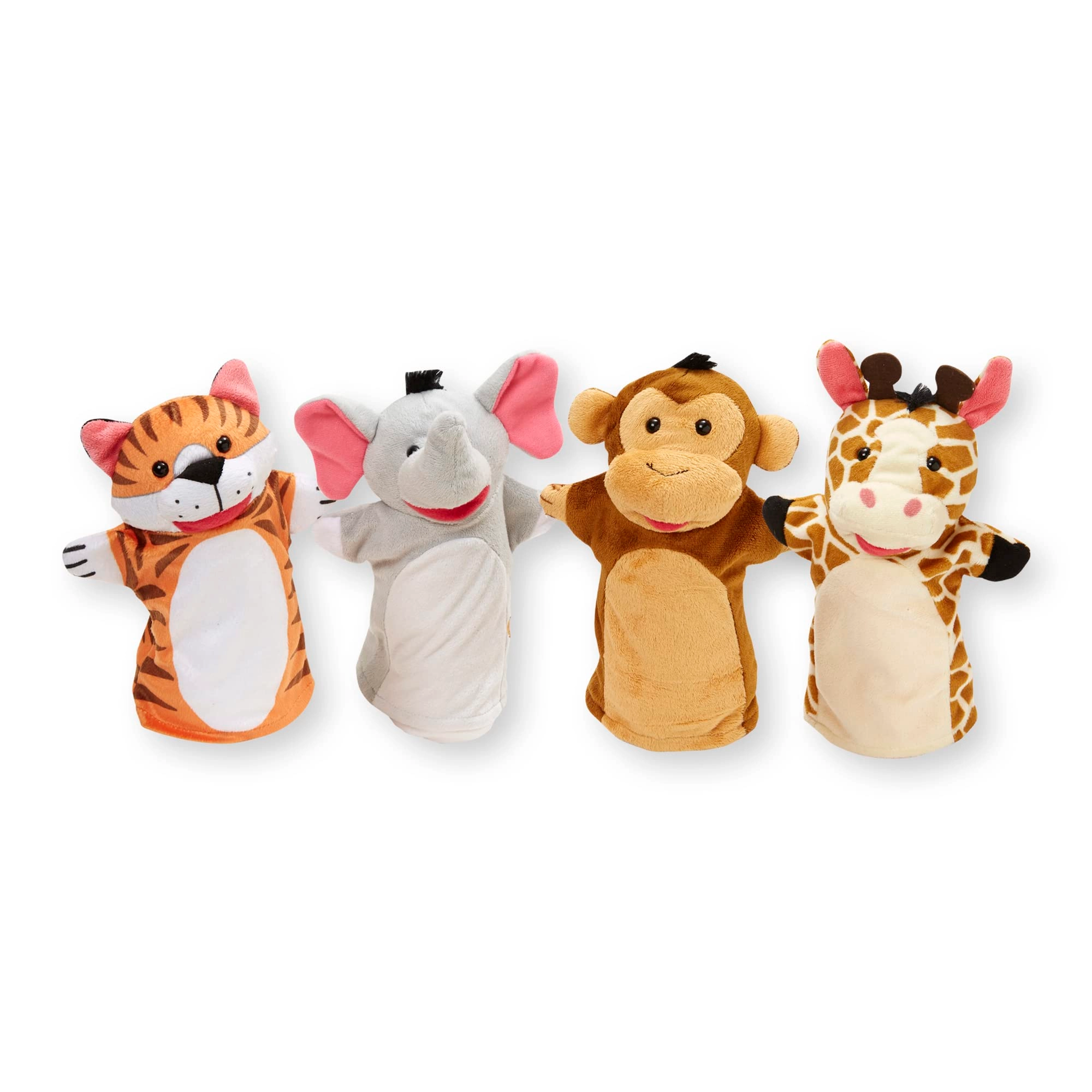 Melissa & Doug Zoo Friends - Hand Puppets Themed Puppet Set