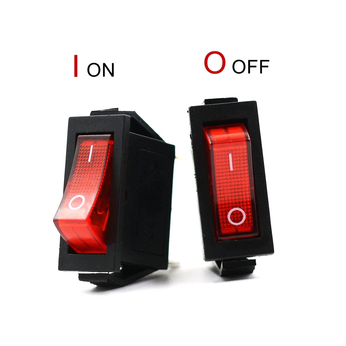 KCD3-101 - AC 250V 15A / AC 125V 20A 3 Pin ON-OFF (SPST) 5 pcs