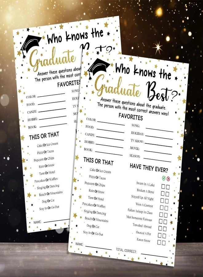 Kqfdr Who Knows the Graduate Best - 25 Pcs