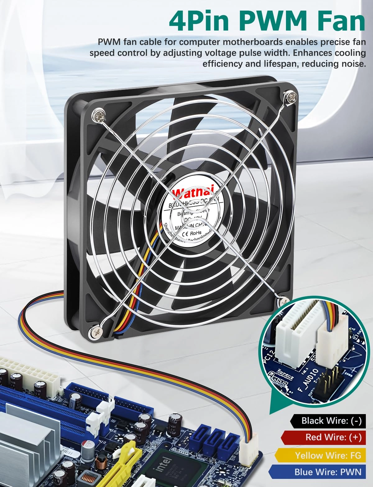 DC Brushless Cooling Fan - 120x120x25mm