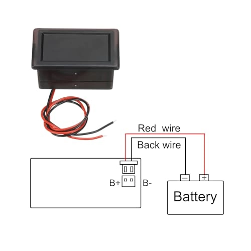 Voltmeter - 72V Red Digital