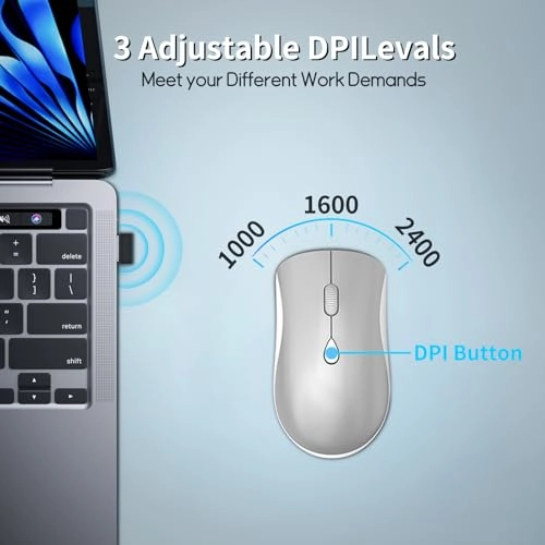 Ergonomic Optical Mouse - USB Wireless