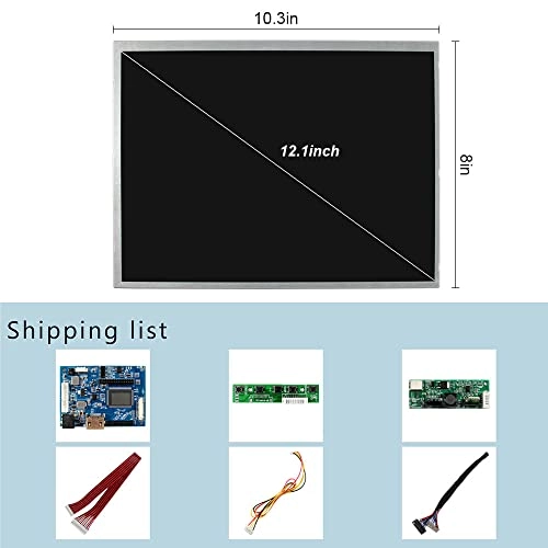 VS121T-002A - K003083 12.1" 800x600 + VS-TY2660H-V661 - HD-MI Audio LCD Controller Board
