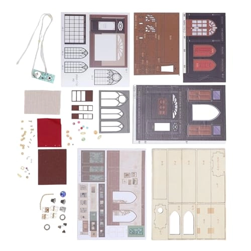 Miniature Model House - DIY 3D Puzzle LED Light Strip