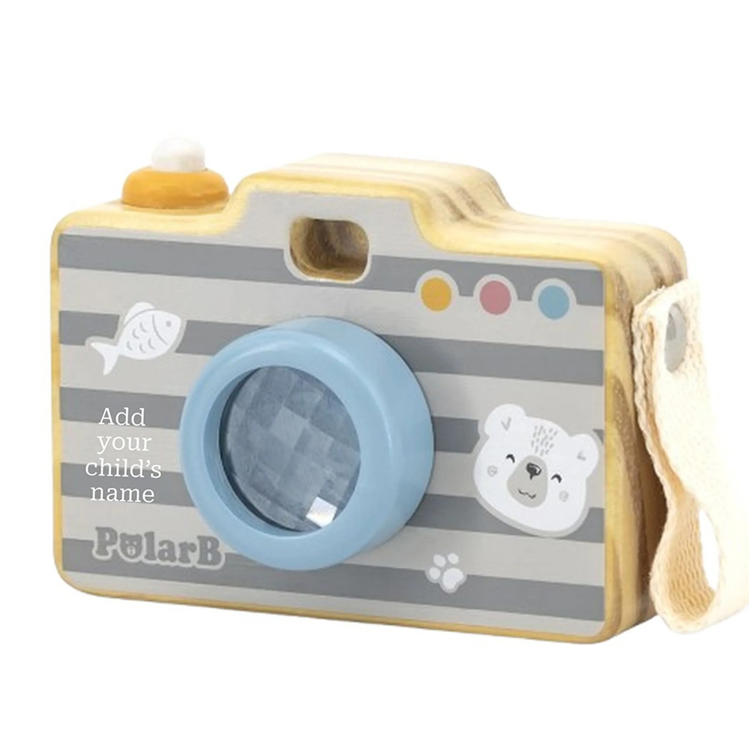 PolarB Wooden Camera Toy - 18 months+