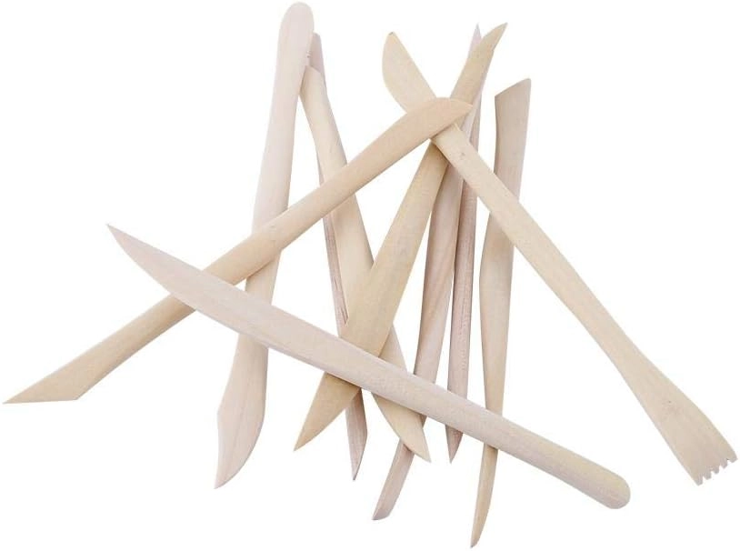 Clay Modeling Tools Set - boxwood 10 pcs