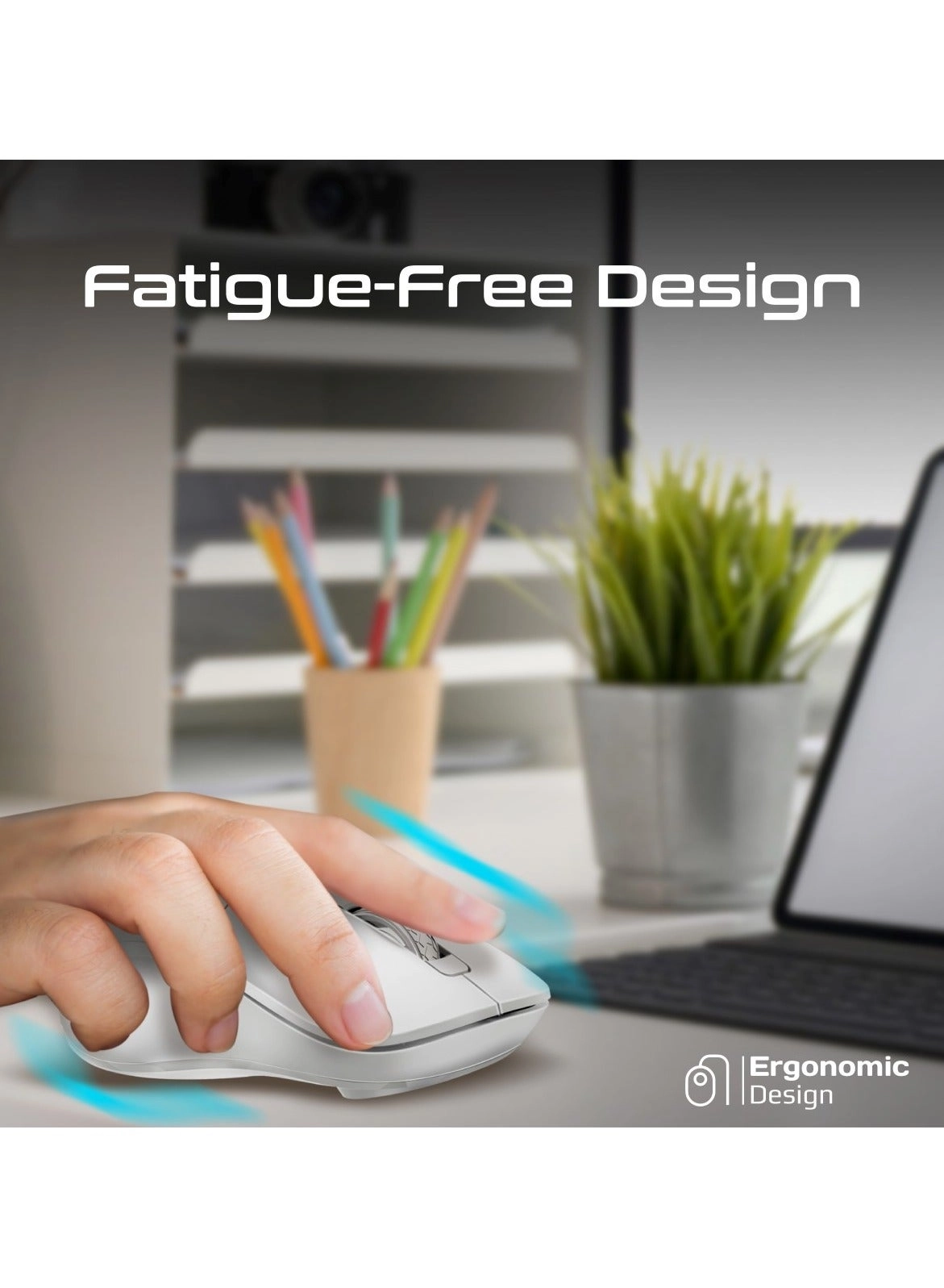 Kitt Ergonomic Optical Mouse - Wireless