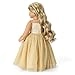 Truly Me - LightBlue Eyes Long Wavy Blonde Hair Glimmering Gold Holiday Collector Ages 8+