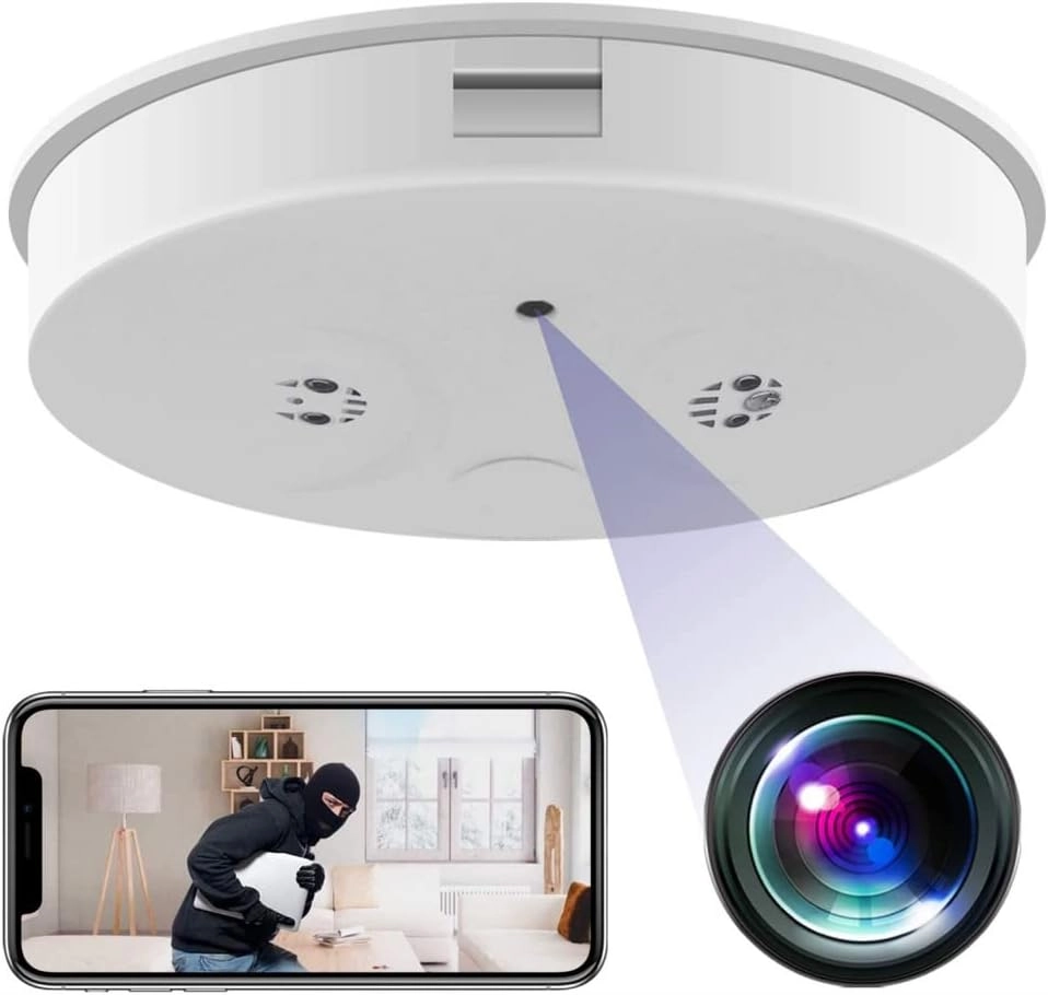 Hidden Camera Smoke Detector - 1080P 25fps