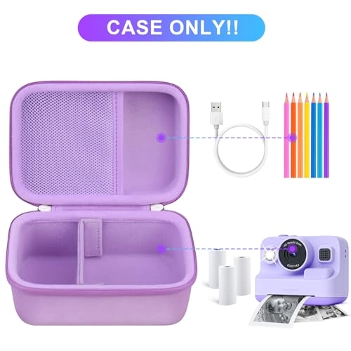Carrying Case - 14.75 x 12.09 x 9.27 cm Compatible with ESOXOFFORE / GKTZ / WEEFUN / Eveedo / Anchioo / YTETCN