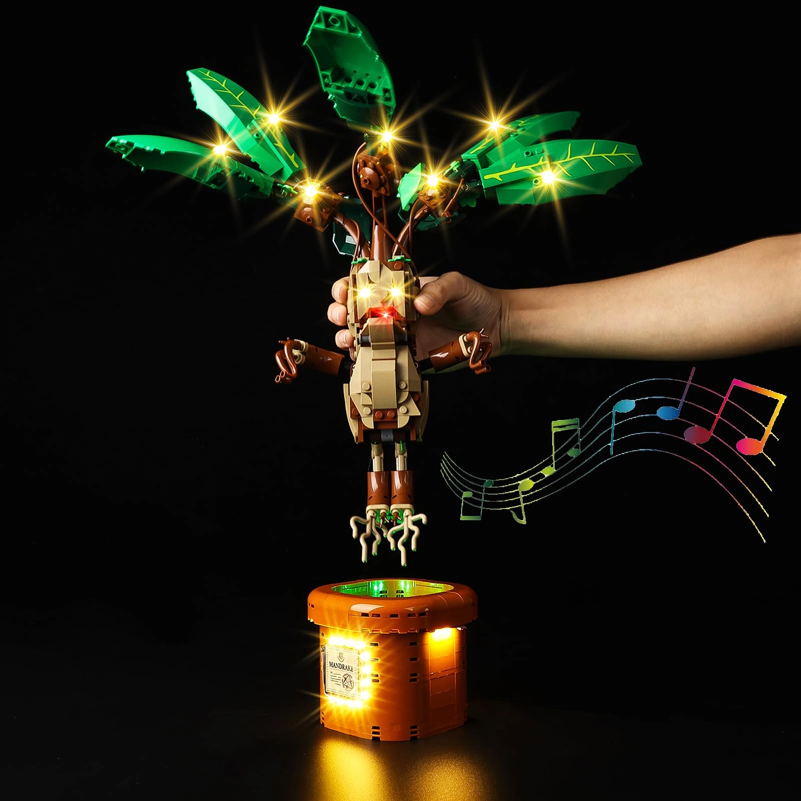 Kyglaring LED Lighting Set for LEGO Mandrake Plant Set 76433 - Acrylonitrile Butadiene Styrene