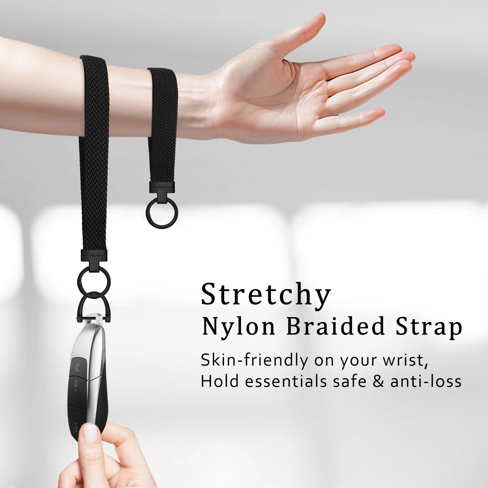 Elastic Wristlet Keychain - Fun