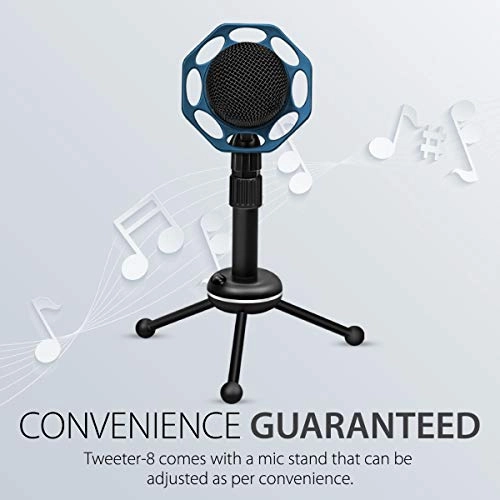 Tweeter-8 3.5mm-Mini-Jack Microphone