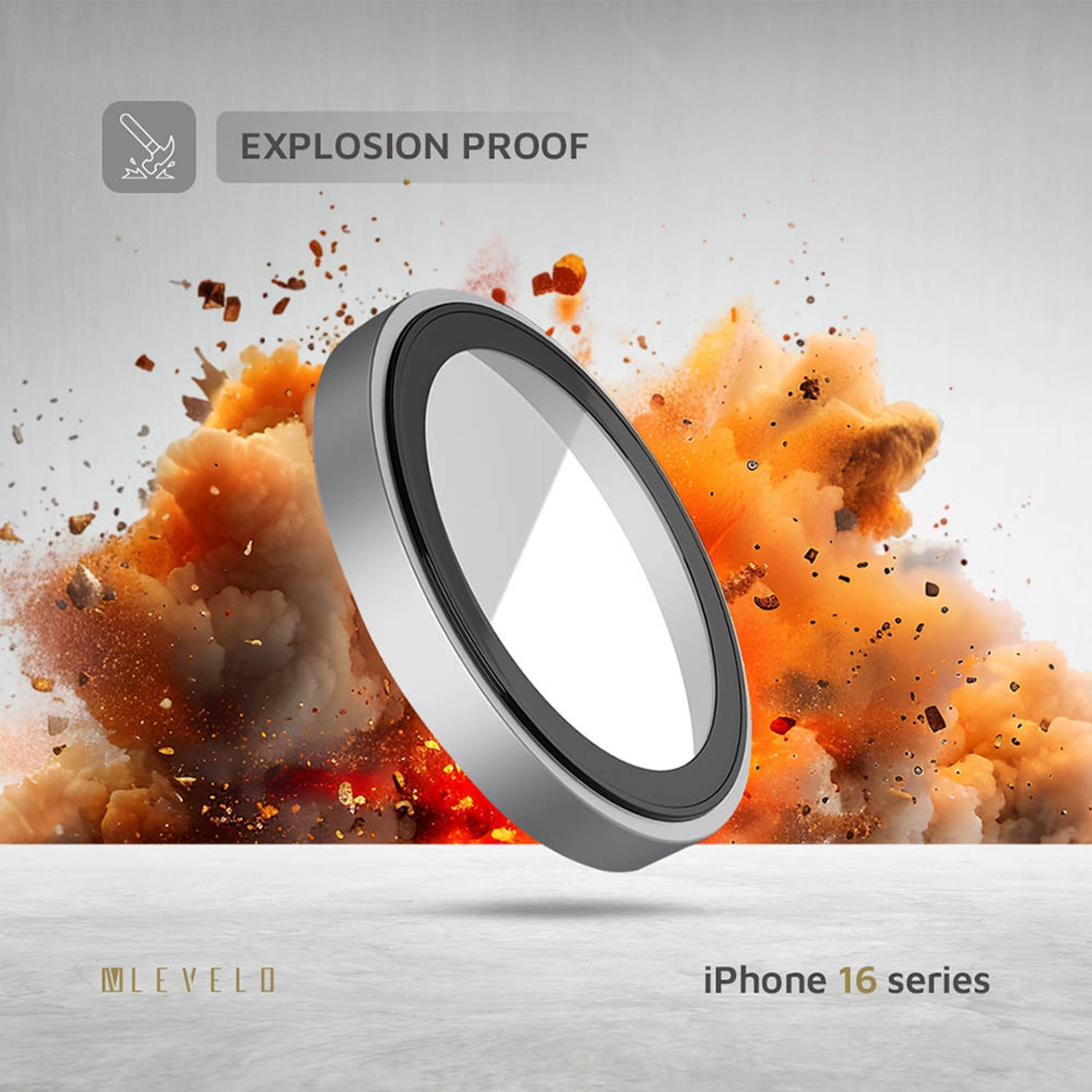 Anti-Fingerprint Glass Camera Lens Protector for iPhone 16 Pro / iPhone 16 Pro Max