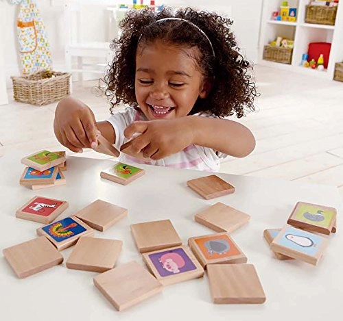 Animals Wooden Memory Game - 3 years and up 24 pieces